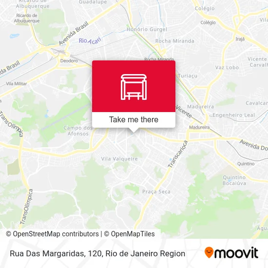 Rua Das Margaridas, 120 map