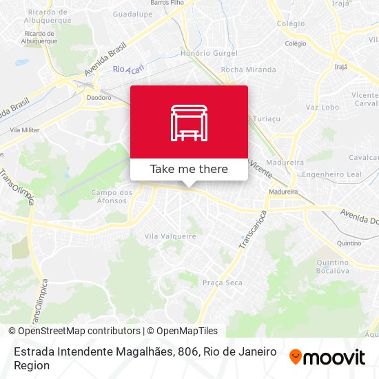 Estrada Intendente Magalhães, 806 map