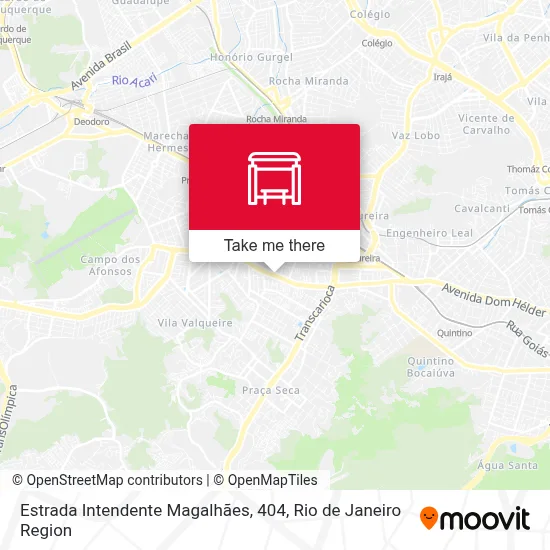 Estrada Intendente Magalhães, 404 map