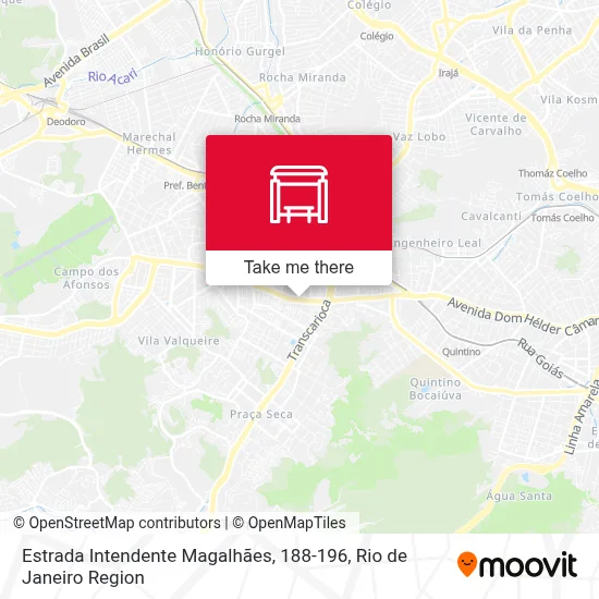 Estrada Intendente Magalhães, 188-196 map