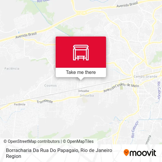 Borracharia Da Rua Do Papagaio map