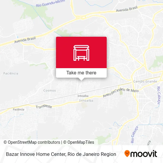 Bazar Innove Home Center map