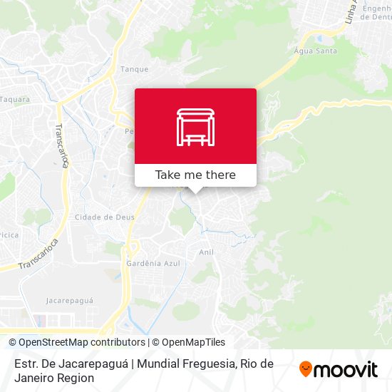 Estr. De Jacarepaguá | Mundial Freguesia map