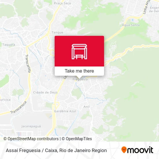 Assaí Freguesia / Caixa map