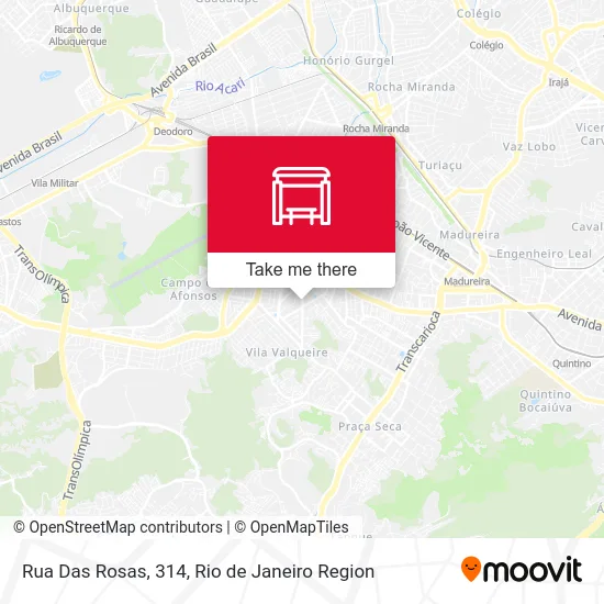 Rua Das Rosas, 314 map