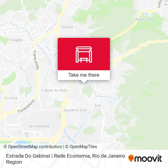 Estrada Do Gabinal | Rede Economia map
