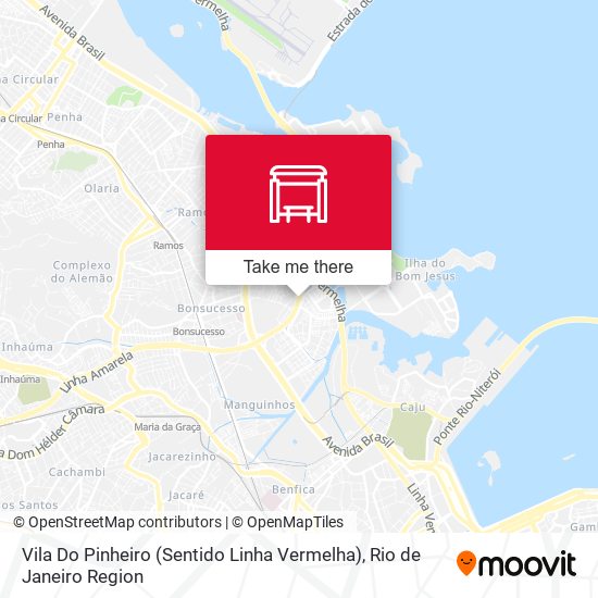 Vila Do Pinheiro (Sentido Linha Vermelha) map