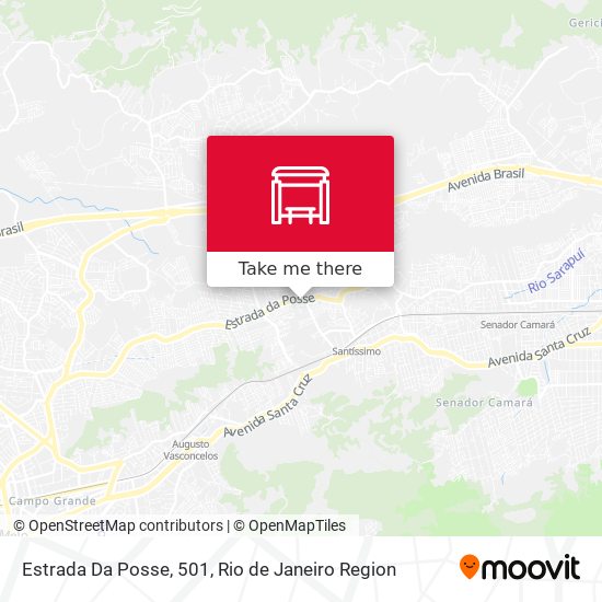 Estrada Da Posse, 501 map
