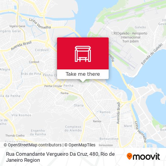 Rua Comandante Vergueiro Da Cruz, 480 map