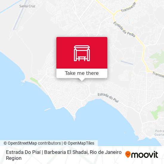 Estrada Do Piaí | Barbearia El Shadai map