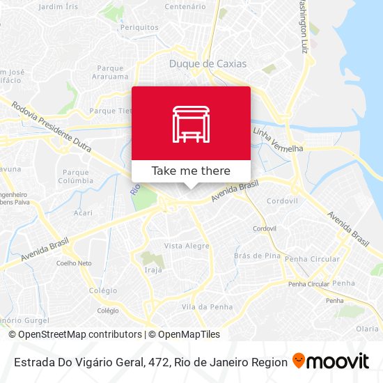 Estrada Do Vigário Geral, 472 map