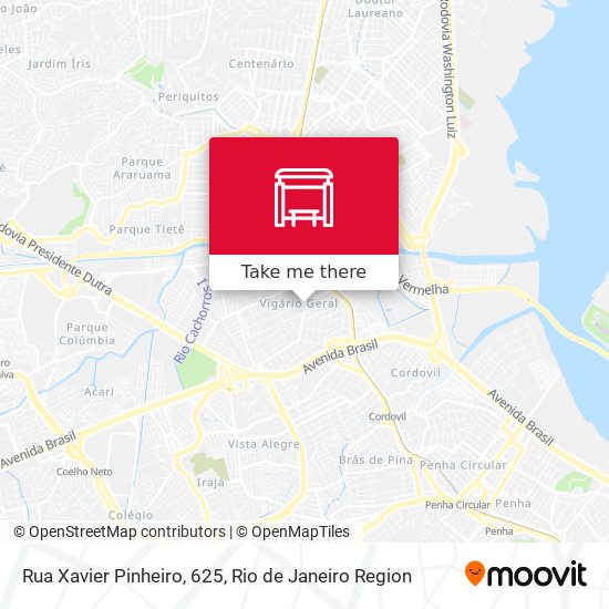 Rua Xavier Pinheiro, 625 map