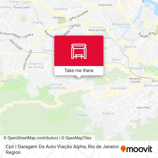 Cpii | Garagem Da Auto Viação Alpha map