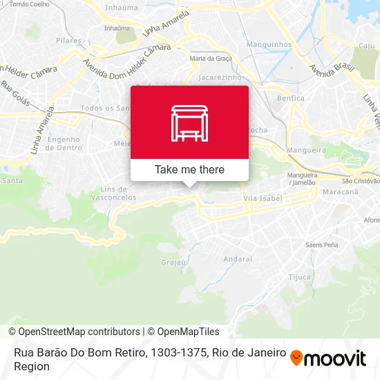 Rua Barão Do Bom Retiro, 1303-1375 map