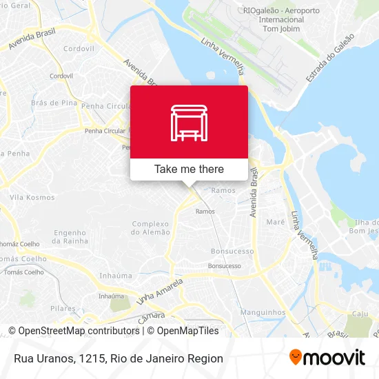 Rua Uranos, 1215 map