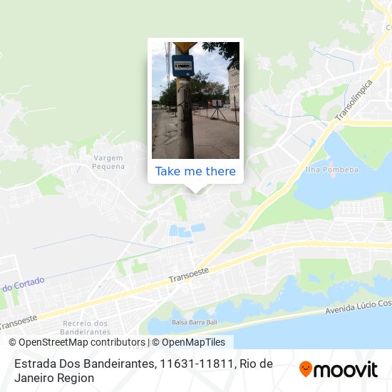 Estrada Dos Bandeirantes, 11631-11811 map