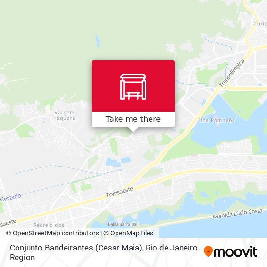 Conjunto Bandeirantes (Cesar Maia) map