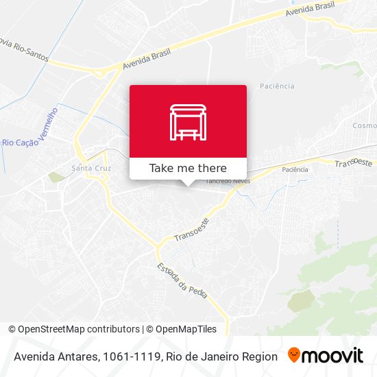 Avenida Antares, 1061-1119 map