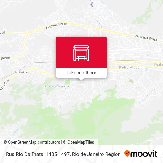 Rua Rio Da Prata, 1405-1497 map