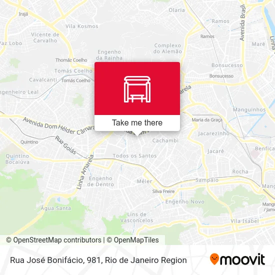Rua José Bonifácio, 981 map