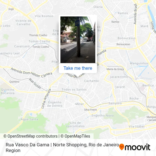 Rua Vasco Da Gama | Norte Shopping map