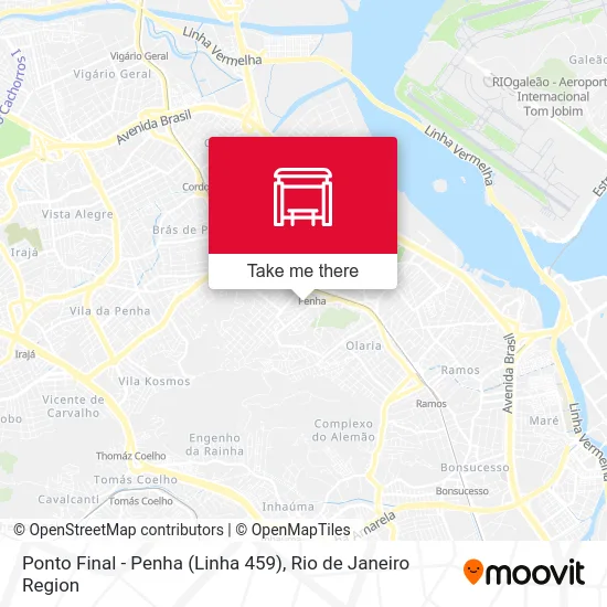 Ponto Final - Penha (Linha 459) map