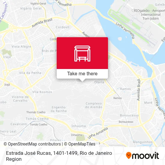 Estrada José Rucas, 1401-1499 map