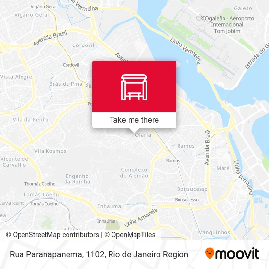 Rua Paranapanema, 1102 map