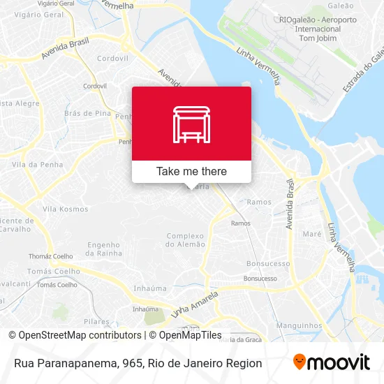 Rua Paranapanema, 965 map