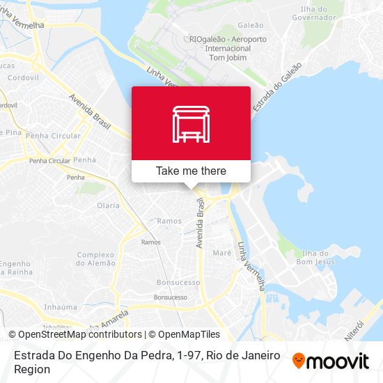 Estrada Do Engenho Da Pedra, 1-97 map