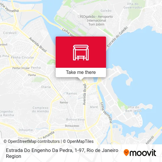 Estrada Do Engenho Da Pedra, 1-97 map