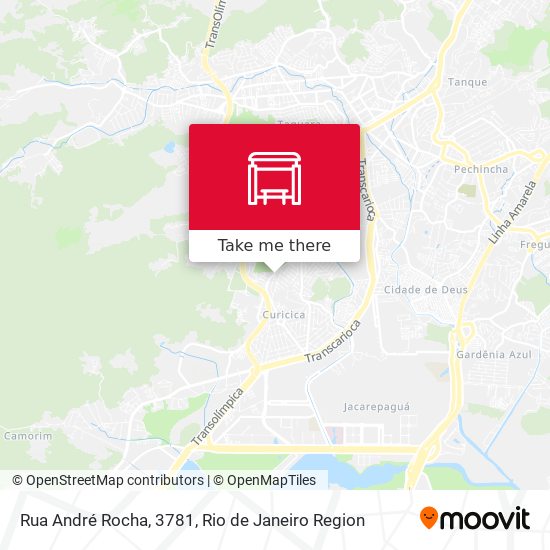 Rua André Rocha, 3781 map