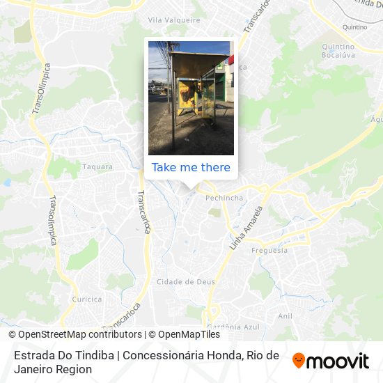 Mapa Estrada Do Tindiba | Concessionária Honda