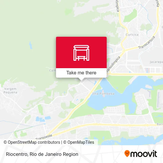 Riocentro map