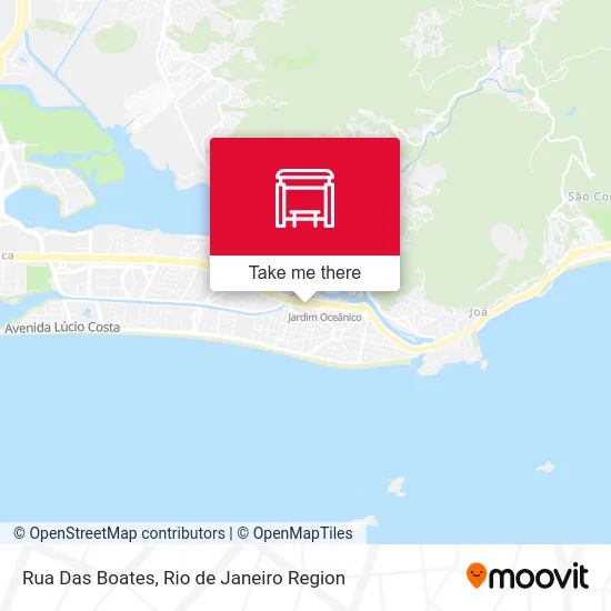 Rua Das Boates map