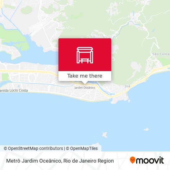 Metrô Jardim Oceânico map