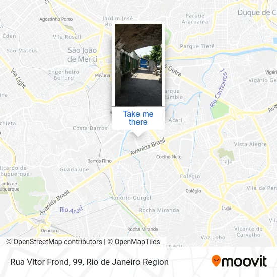 Rua Vítor Frond, 99 map