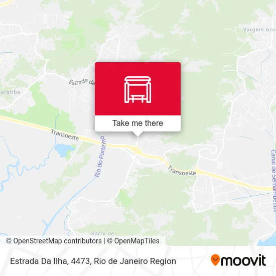 Estrada Da Ilha, 4473 map