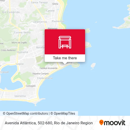 Avenida Atlântica, 502-680 map