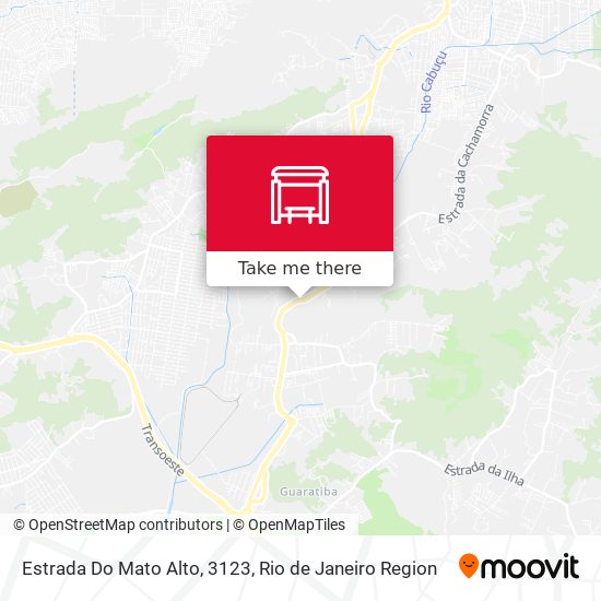 Estrada Do Mato Alto, 3123 map