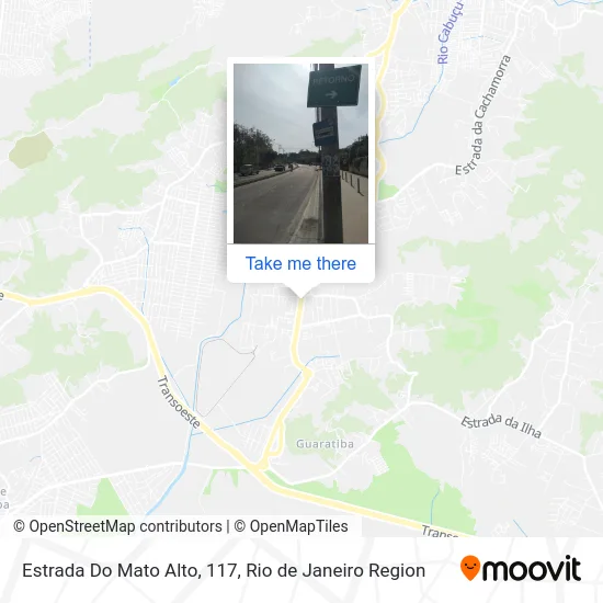 Estrada Do Mato Alto, 117 map