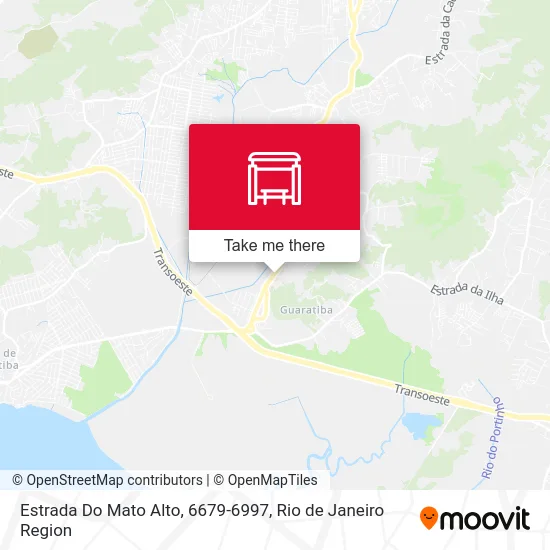 Estrada Do Mato Alto, 6679-6997 map