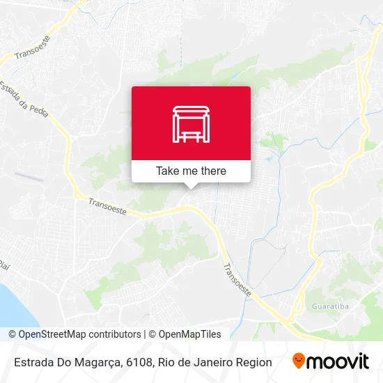 Estrada Do Magarça, 6108 map