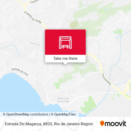 Estrada Do Magarça, 8820 map