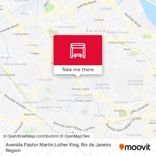 Avenida Pastor Martin Luther King map