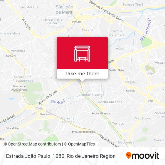 Estrada João Paulo, 1080 map