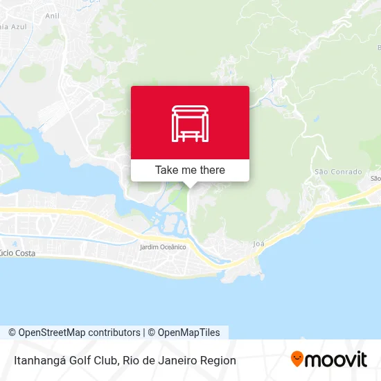 Itanhangá Golf Club map