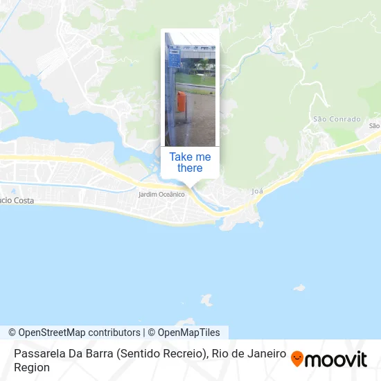 Passarela Da Barra (Sentido Recreio) map