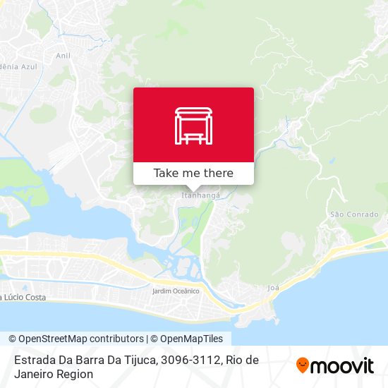 Mapa Estrada Da Barra Da Tijuca, 3096-3112