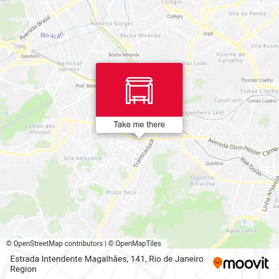 Estrada Intendente Magalhães, 141 map